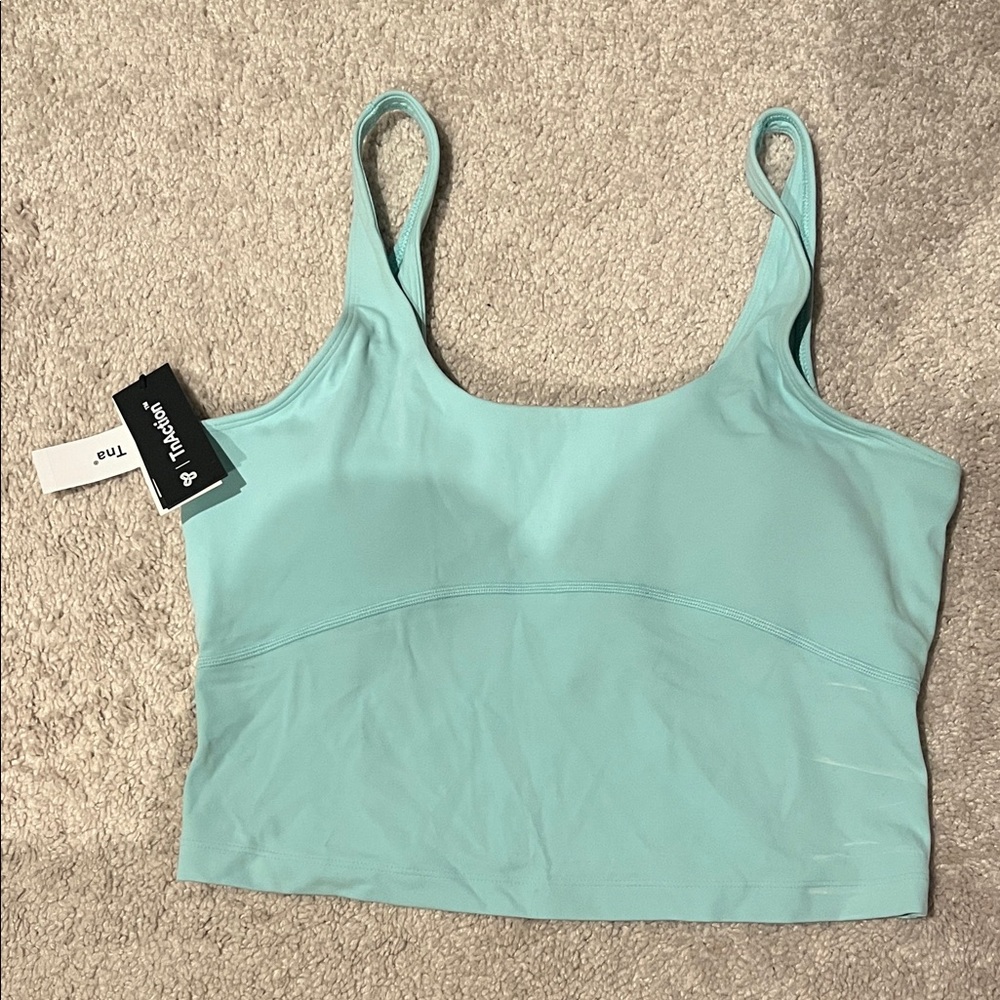 TNA Aqua Blue Cropped Tank